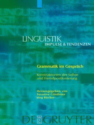 cover image of Grammatik im Gespräch